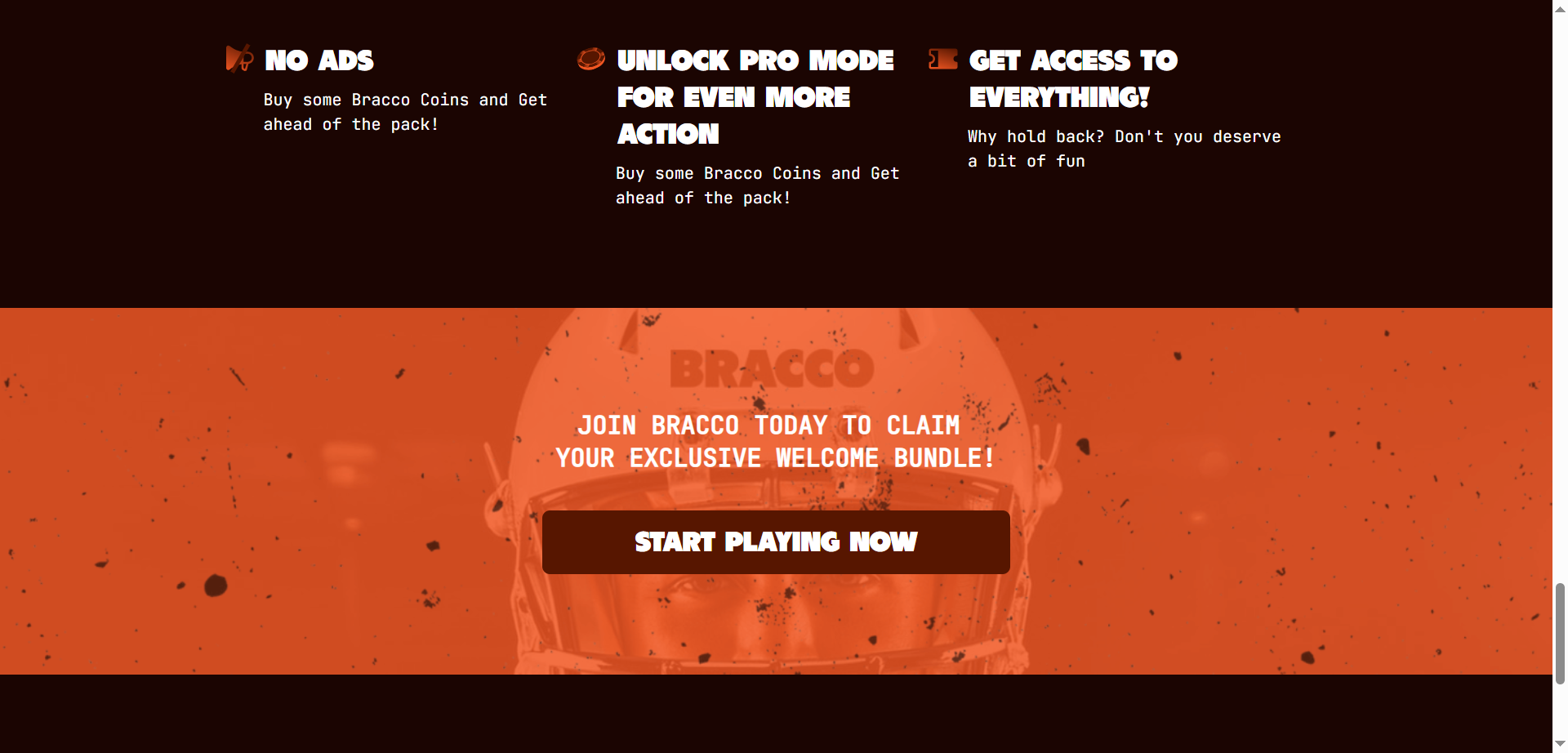 Play Bracco signup
