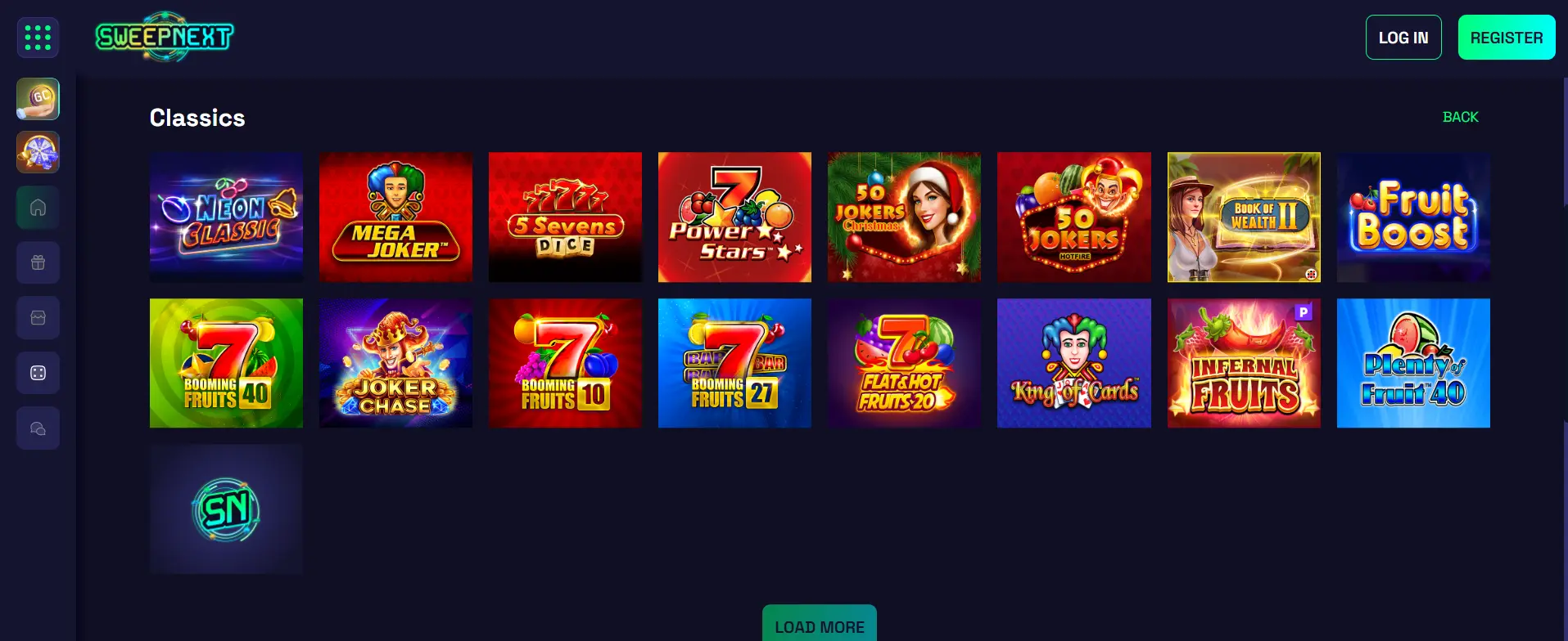 Sweepnext Casino