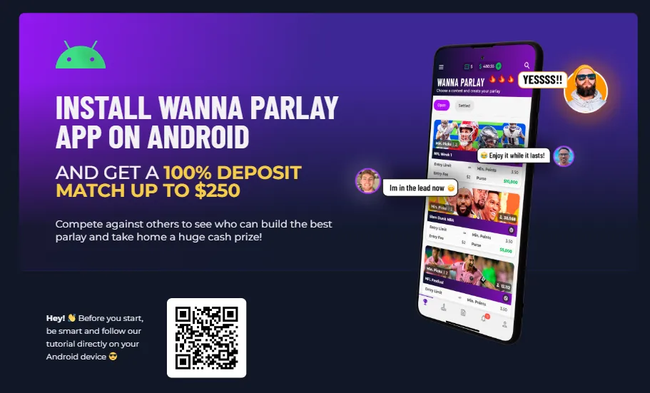 wanna parlay on android app