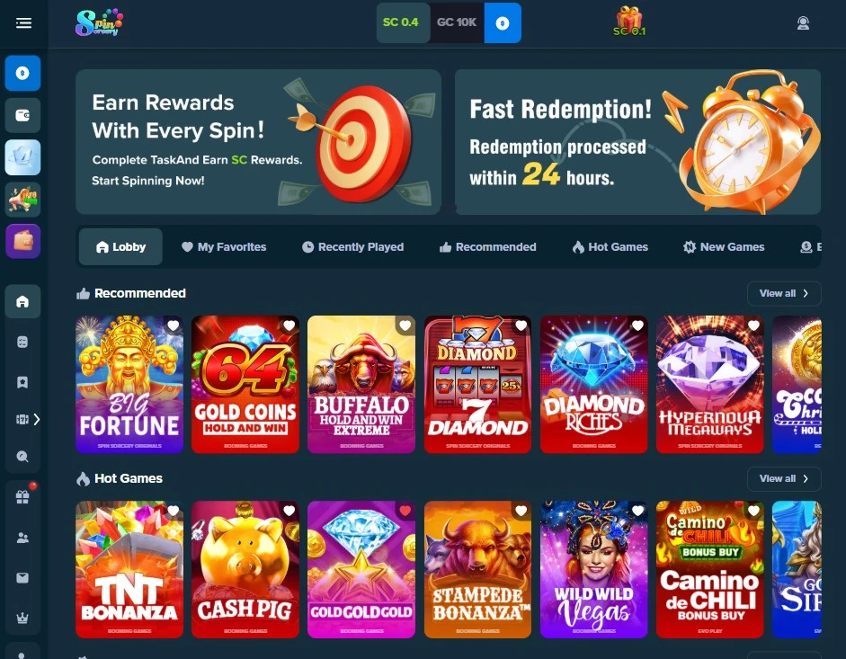 Spin Sorcery Casino