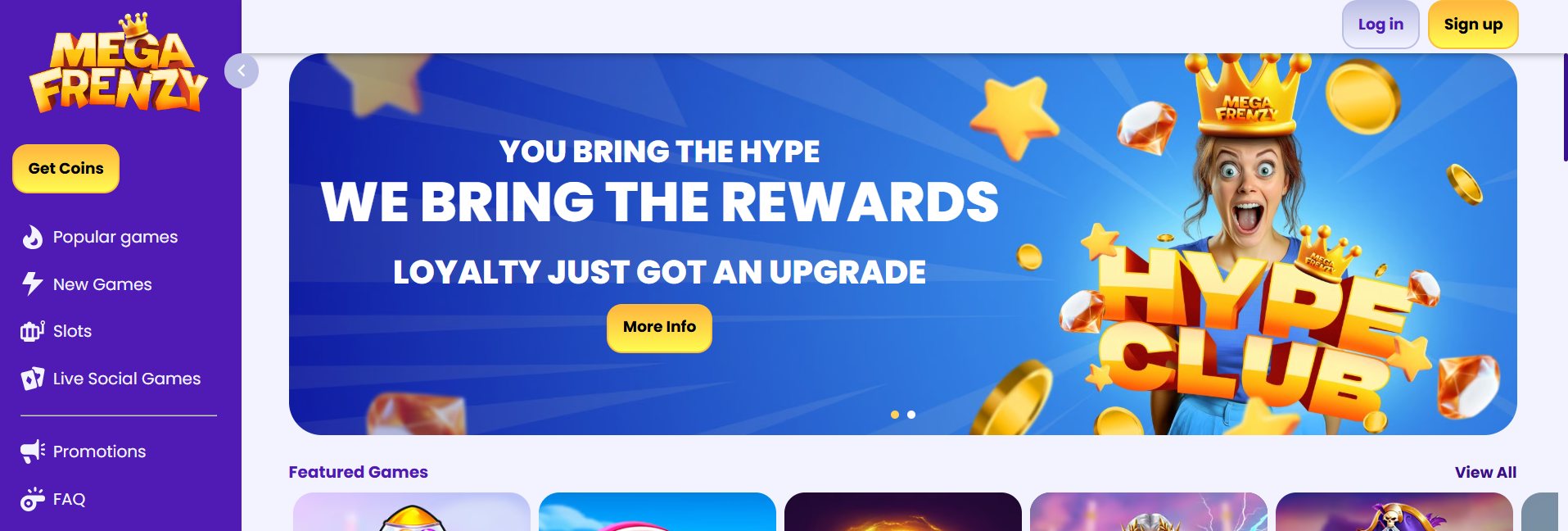 Mega Frenzy Casino