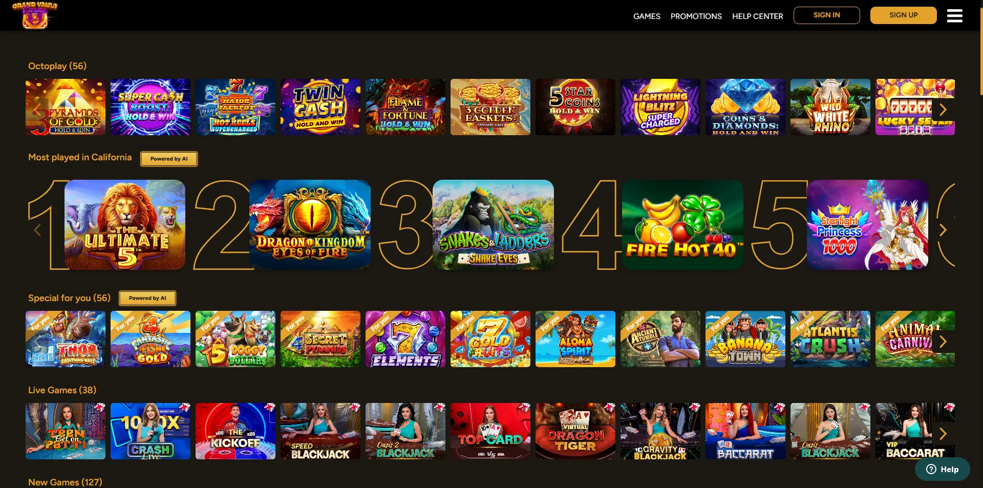 grand vault casino coming soon on 2025