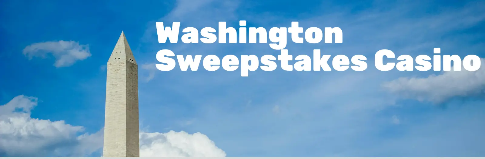 Washington Sweepstakes Casino