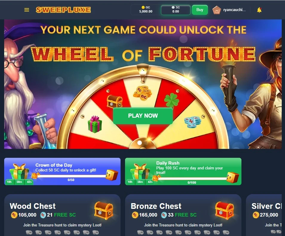 Sweepluxe Casino