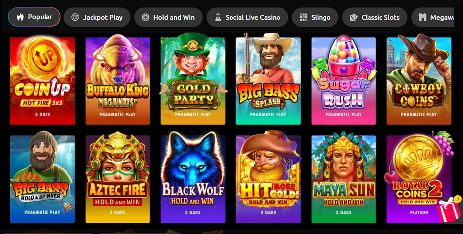 Mcluck slots games and exclusives