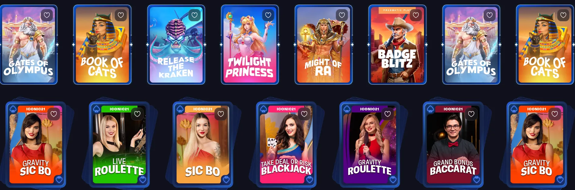 Chanced casino games lobby 2025