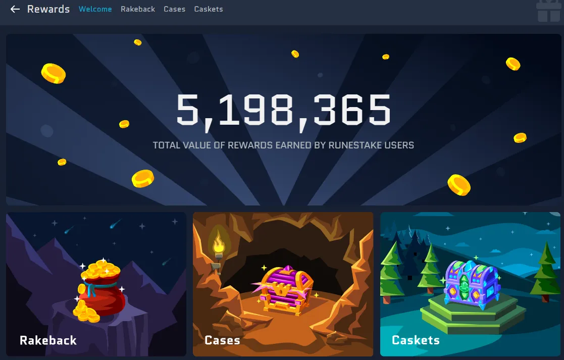 bonuses offered by runestake, get rakebacks with runestake