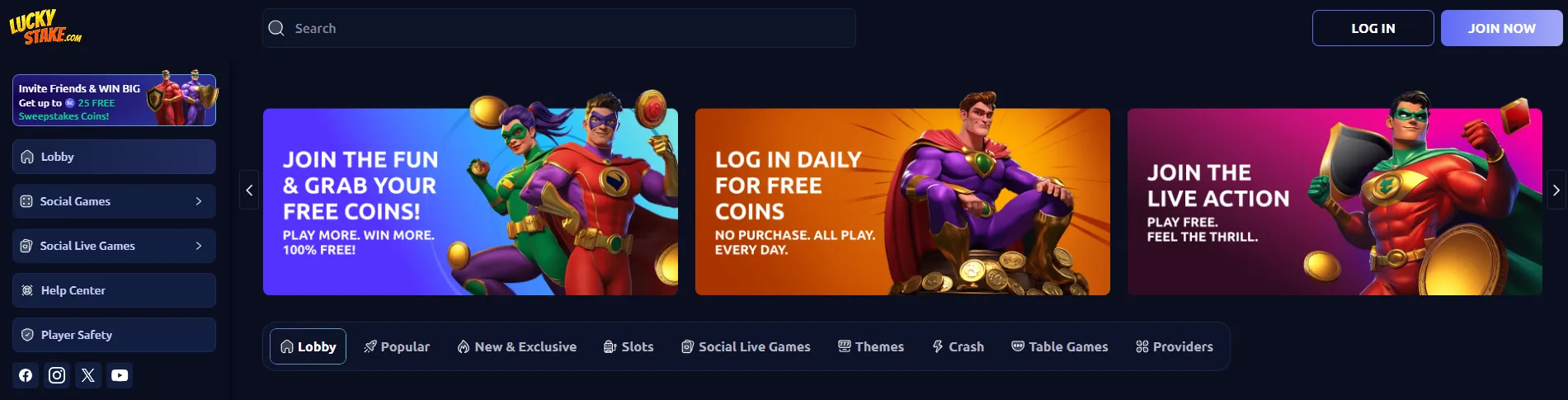 luckystake casino review 2025
