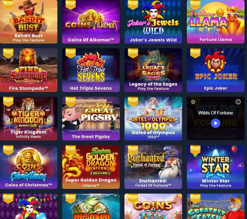 Sweepluxe Casino