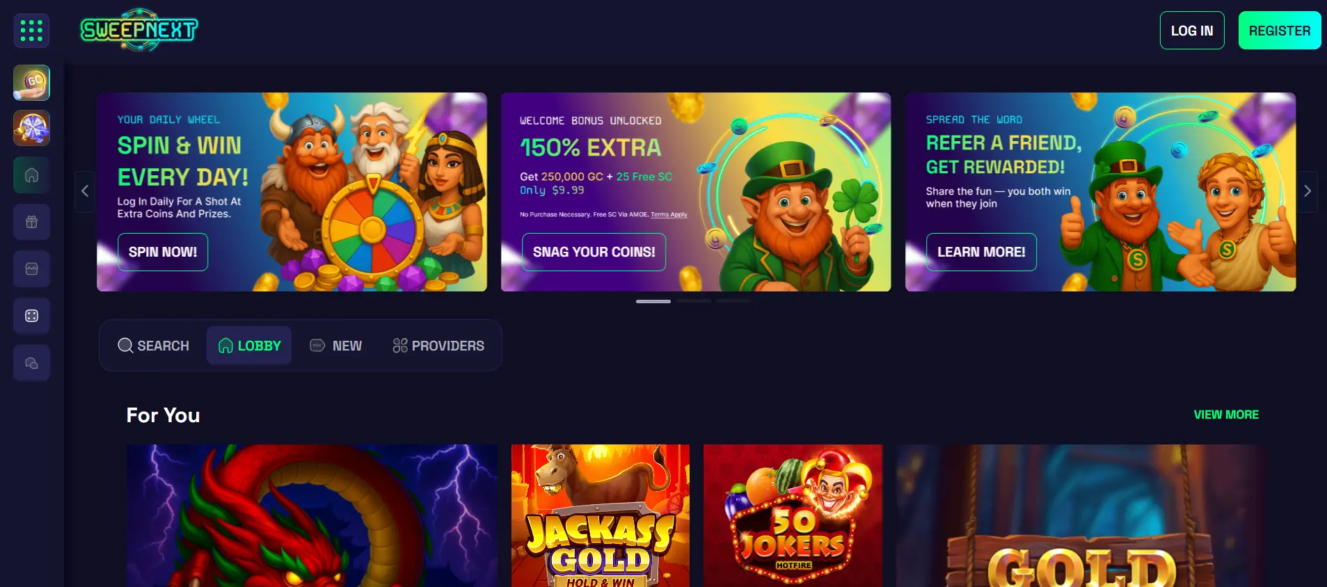 Sweepnext Casino